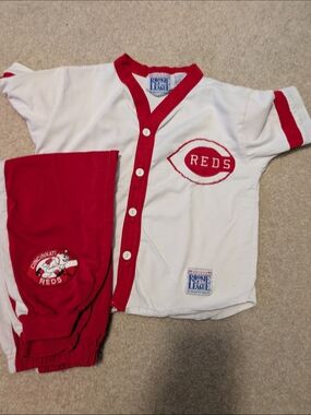 Cincinnati Reds Vintage-Style Toddler Jersey Set - #5 Pete Rose 4T